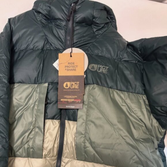 PICTURE ORGANIC CLOTHING Hi Puff Down Jacket MSRP $330 - Picture 4 of 13